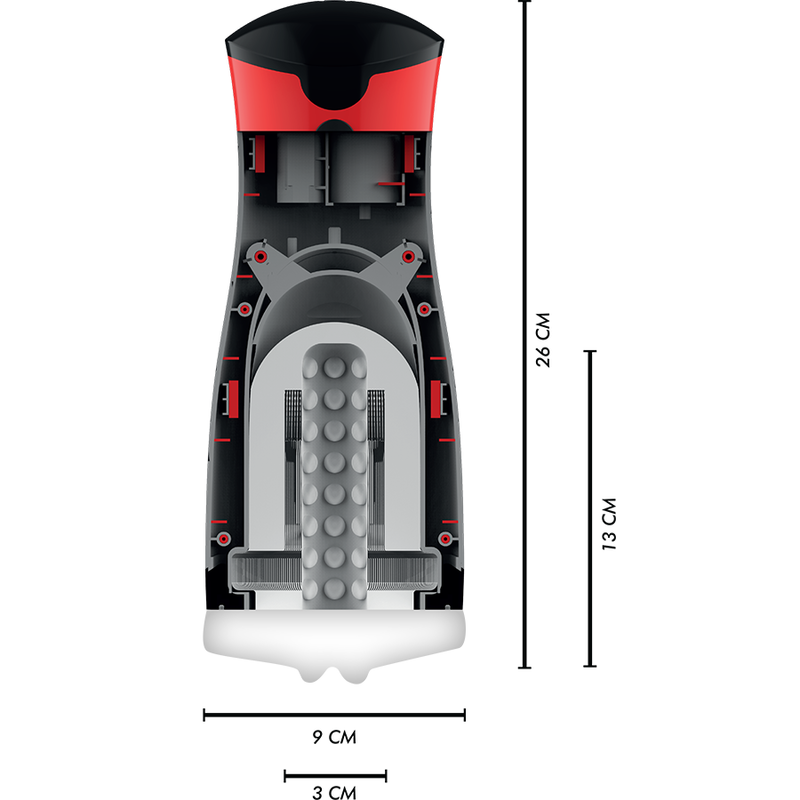 Masturbador Usb Movimento Sucção e Vibração Jamyjob Dameron