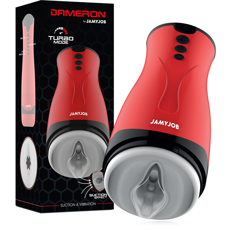 Masturbador Usb Movimento Sucção e Vibração Jamyjob Dameron
