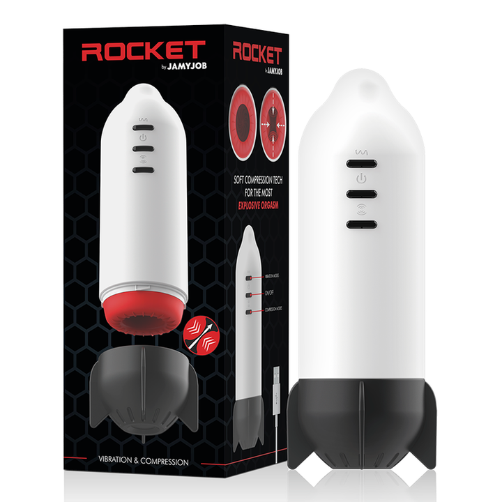 Masturbador Usb Movimento Sucção e Vibração Jamyjob Rocket