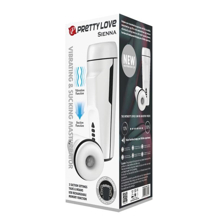 Masturbador Usb Movimento Sucção e Vibração Shequ Sienna