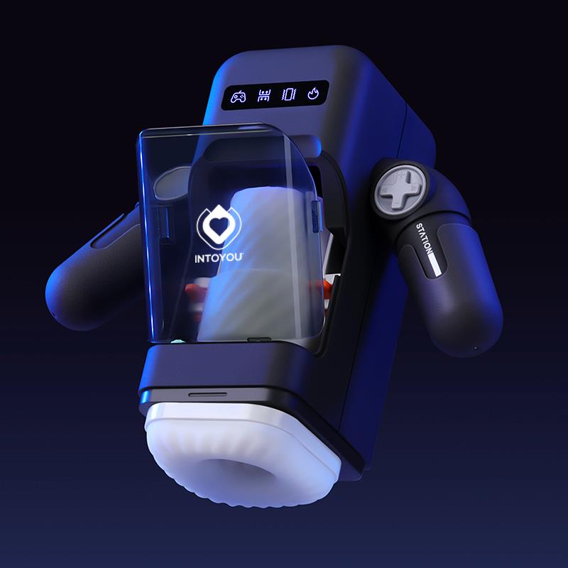 Masturbador Usb Movimento Telescópico, Aquecimento e Vibração IntoYou Elon