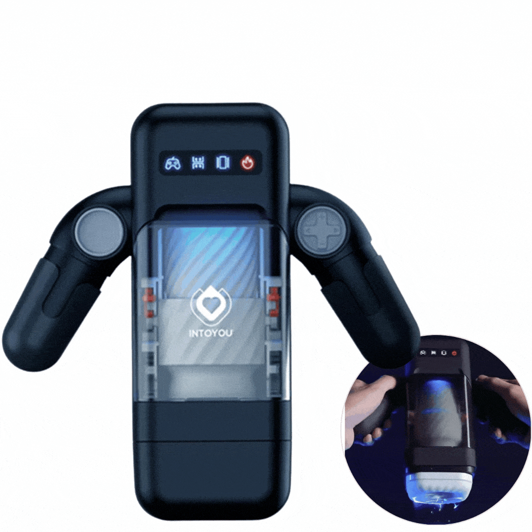 Masturbador Usb Movimento Telescópico, Aquecimento e Vibração IntoYou Elon