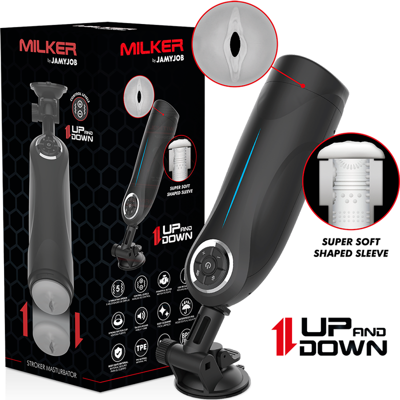 Masturbador Usb Movimento Telescópico Jamyjob Milker