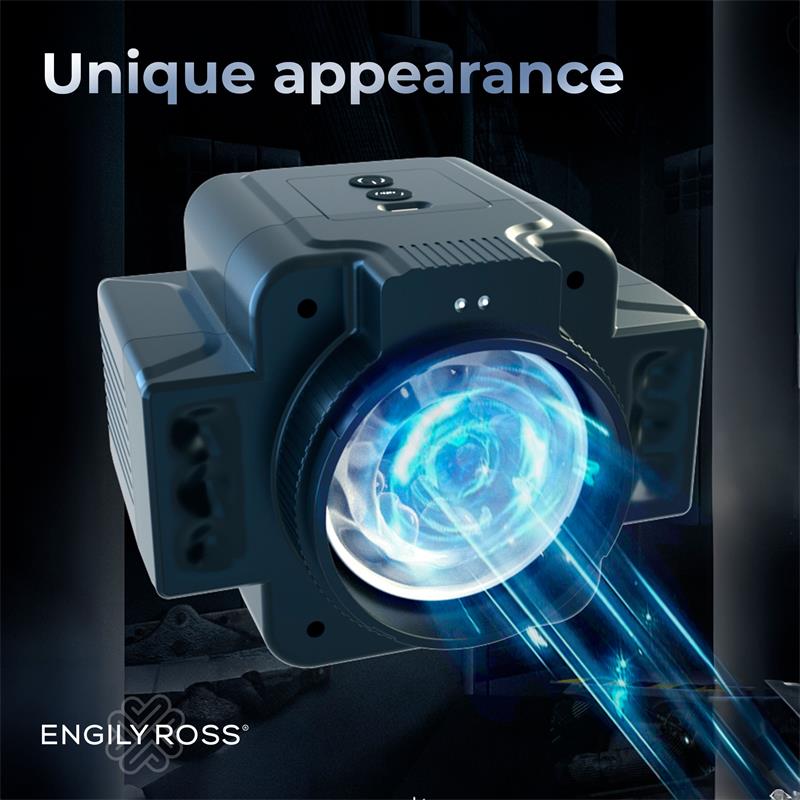 Masturbador Usb Movimento Telescópico, Rotação e Vibração Engily Ross 