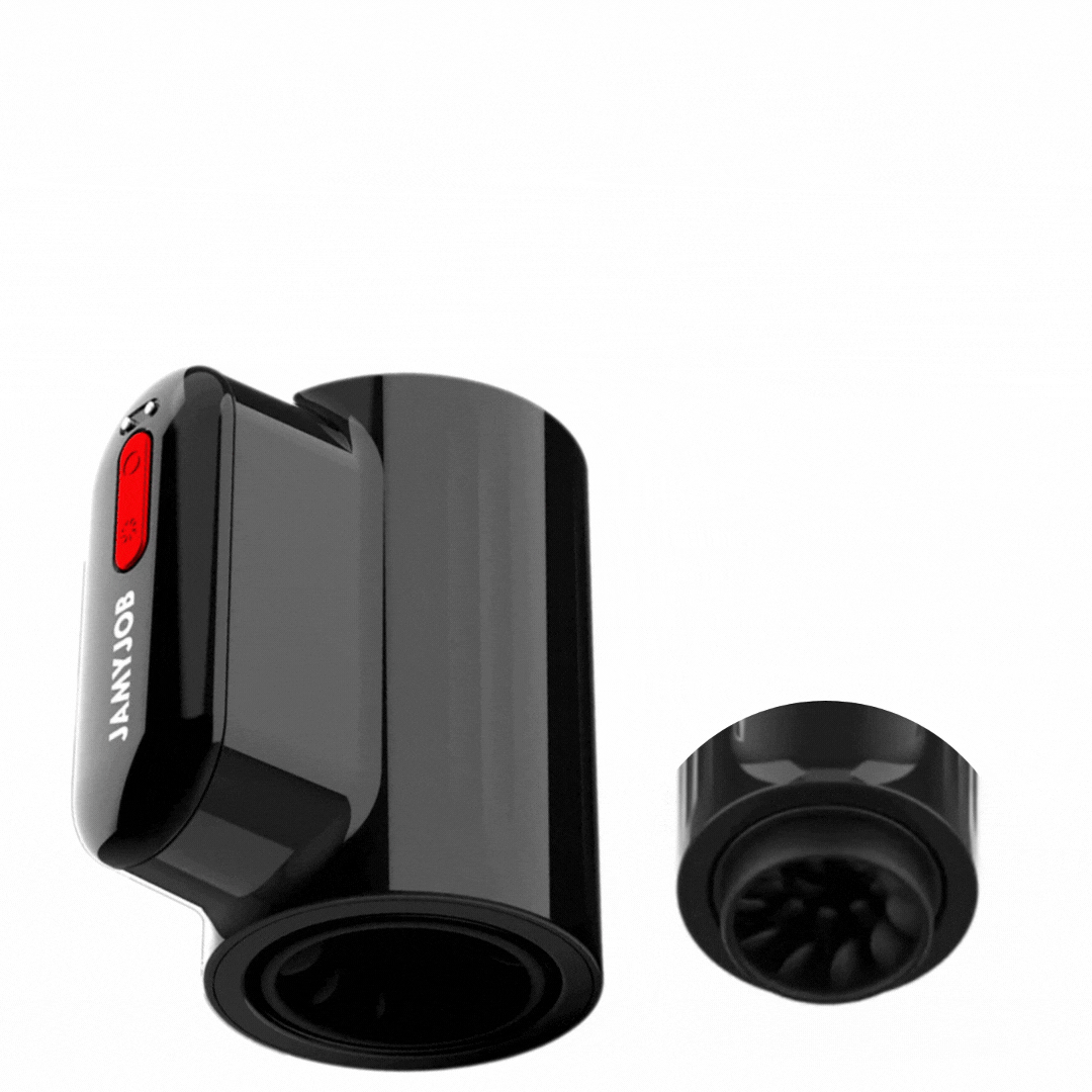 Masturbador Usb Movimento Telescópico, Rotação e Vibração Jamyjob Vortex