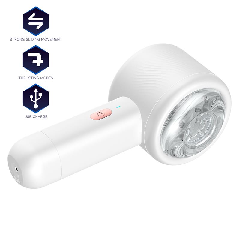 Masturbador Usb Movimento Telescópico Toro Tornax