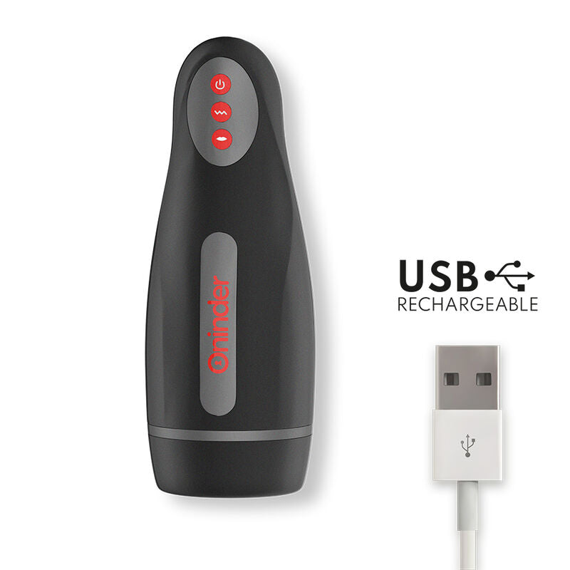 Masturbador Usb Vibração Oninder Seoul Controlo Remoto App