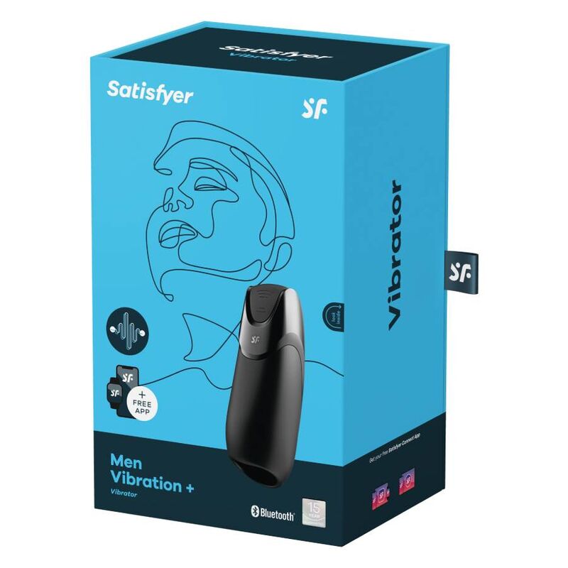 Masturbador Usb Vibração Satisfyer Men Vibration+ Controlo Remoto App