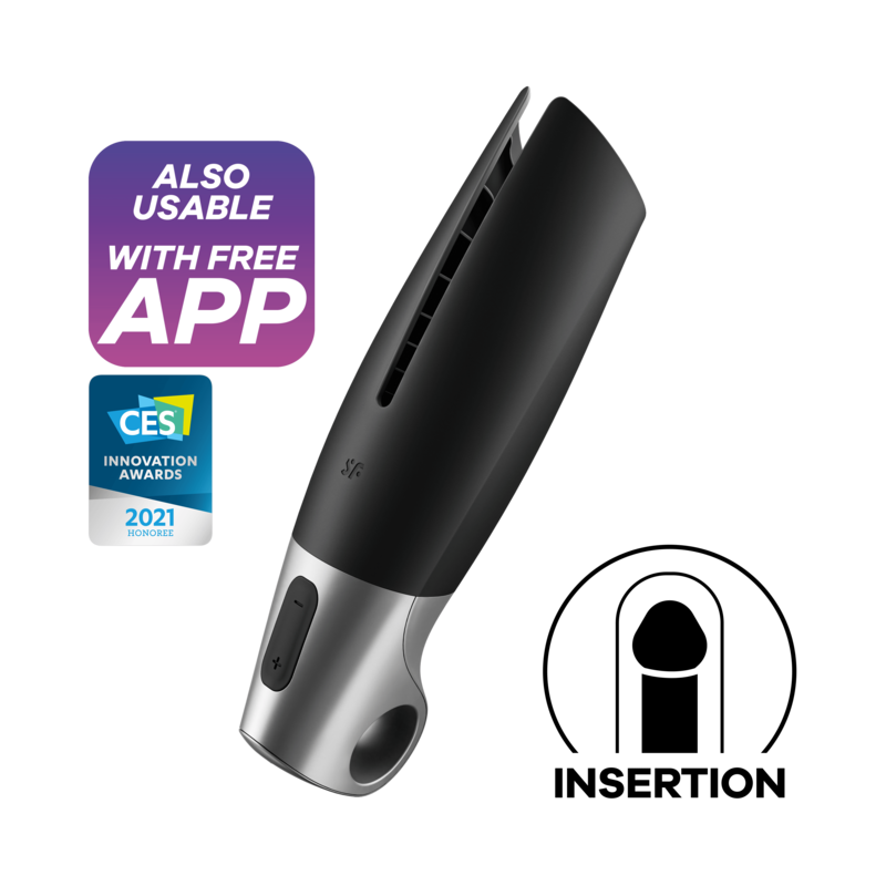 Masturbador Usb Vibração Satisfyer Power Controlo Remoto App