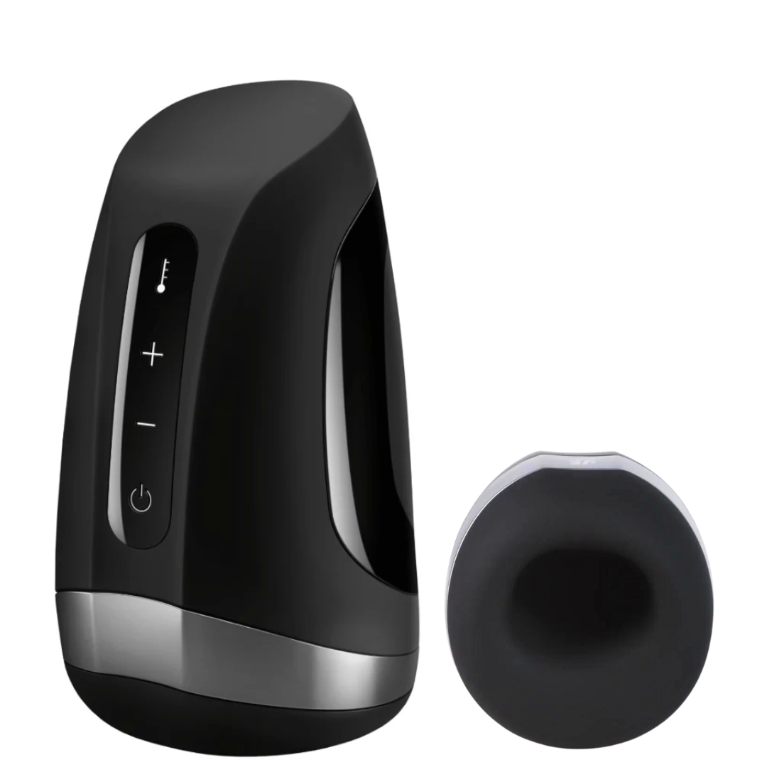 Masturbador Usb Vibração e Aquecimento Satisfyer Men Heat Vibration
