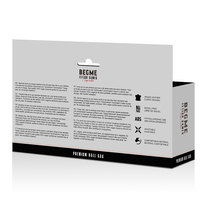 Mordaça Respirável Begme Red Edition