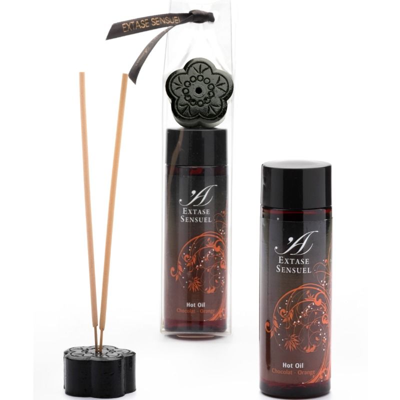 Óleo Massagem Extase Sabor Chocolate Laranja 100ml