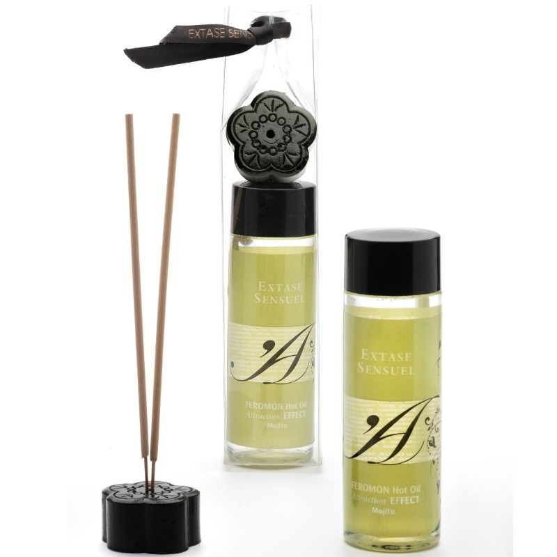Óleo Massagem Extase Sabor Mojito 100ml