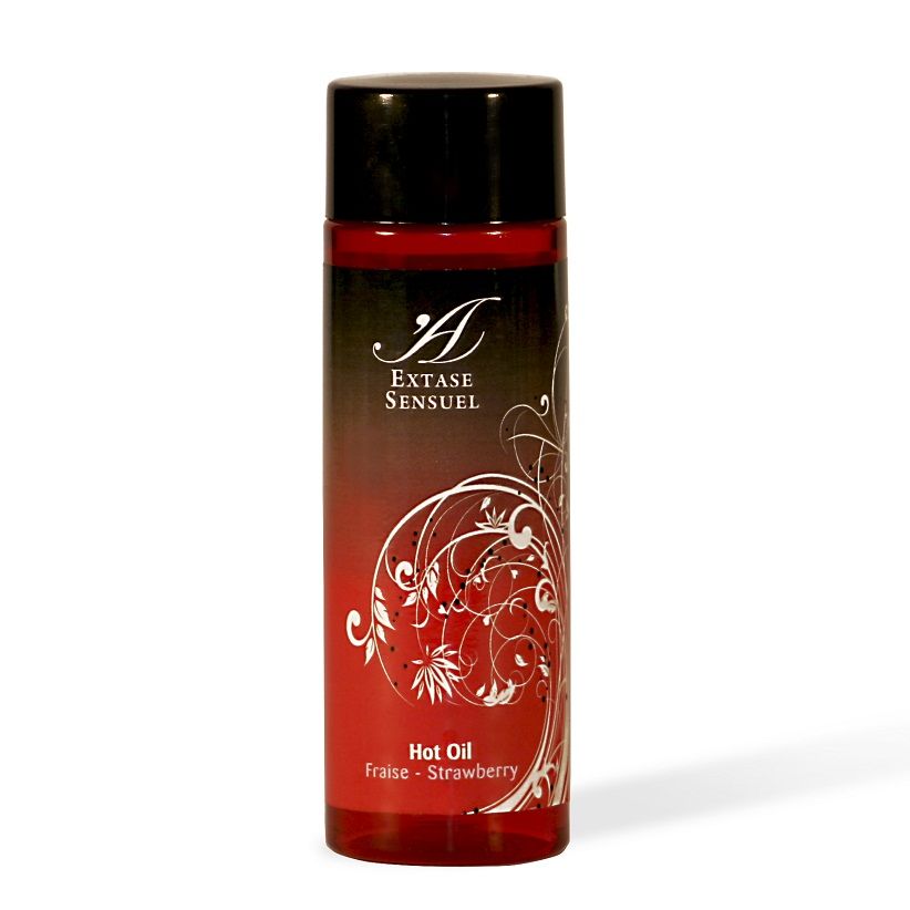 Óleo Massagem Extase Sabor Morango 100ml
