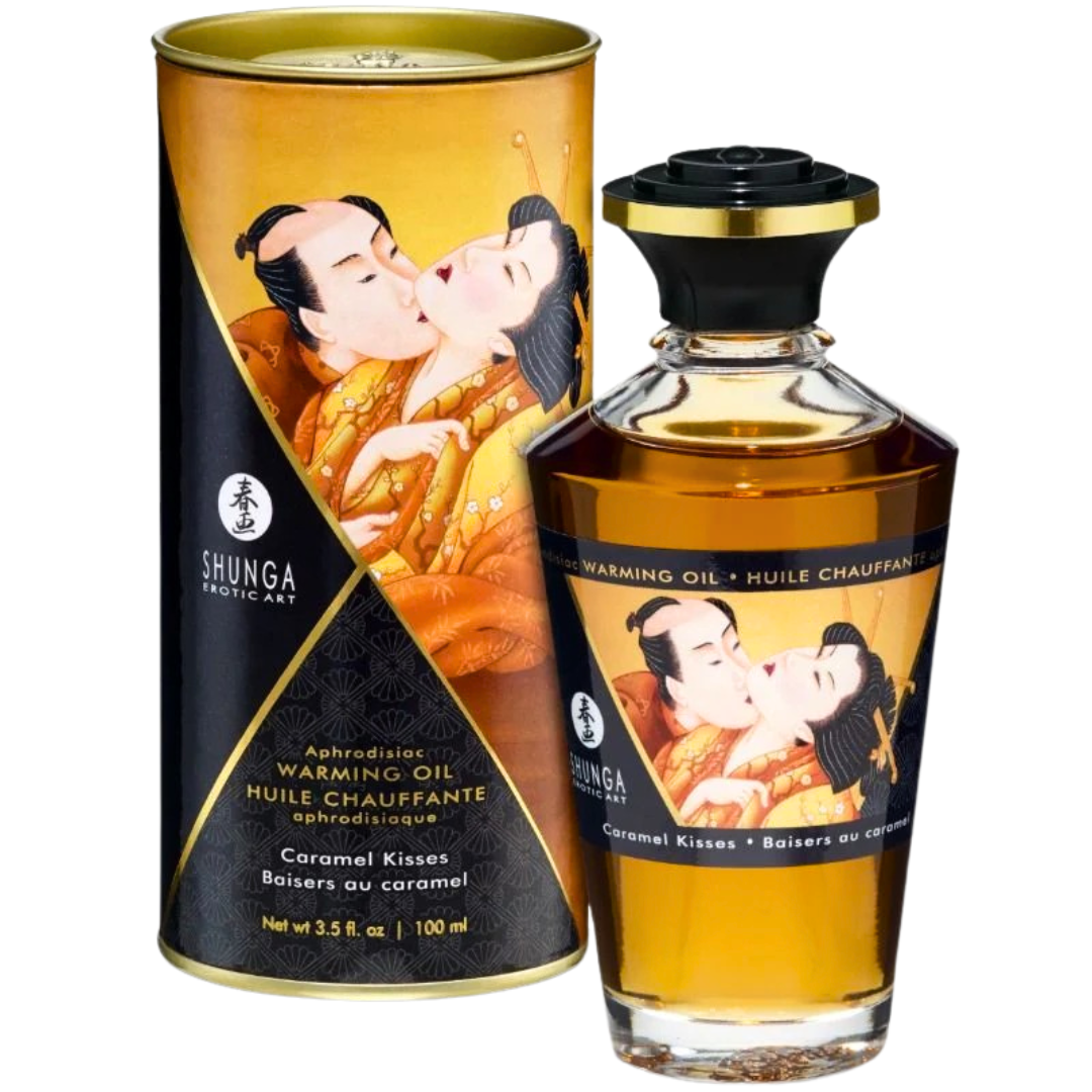 Óleo Massagem Shunga Sabor Caramelo 100ml