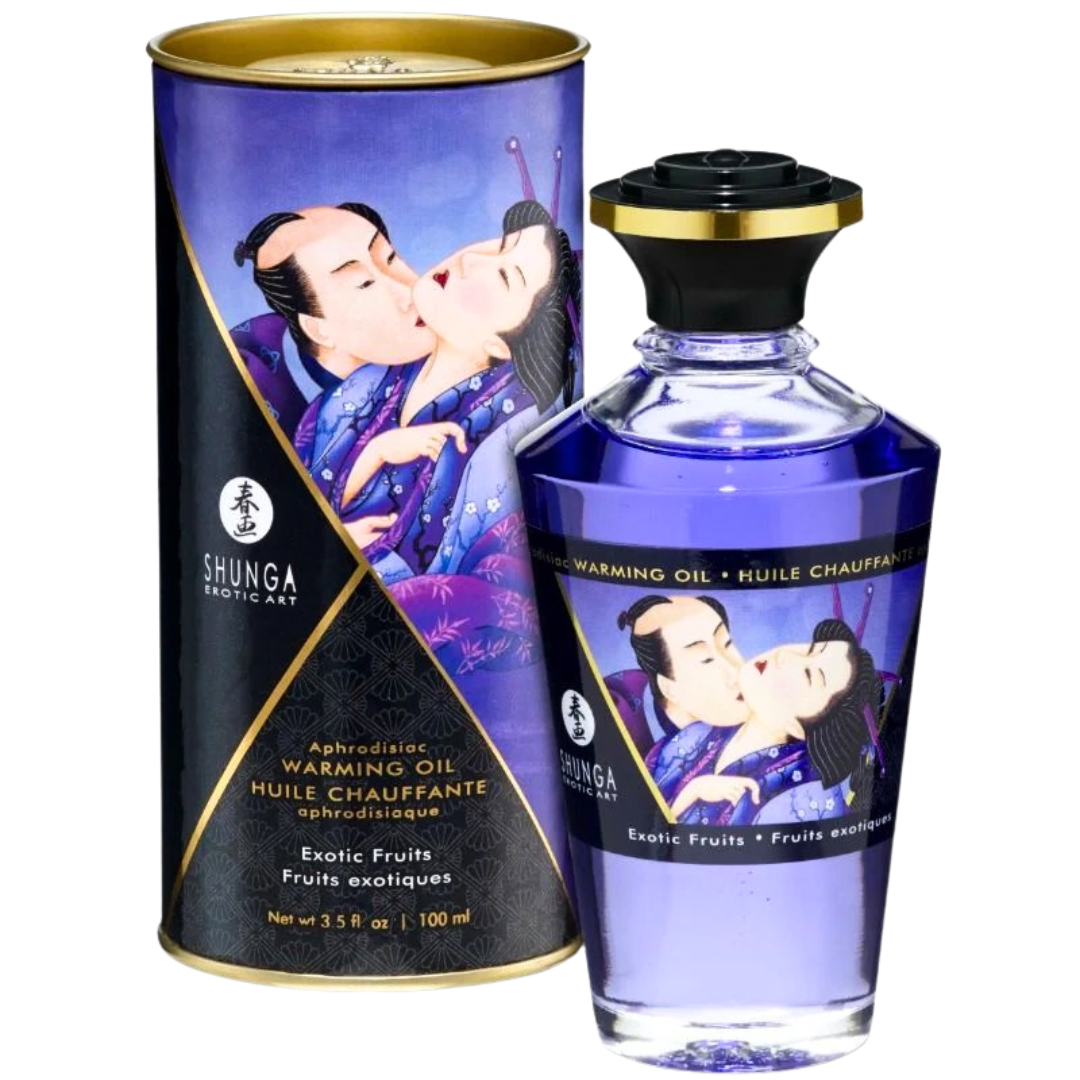 Óleo Massagem Shunga Sabor Frutos Exóticos 100ml