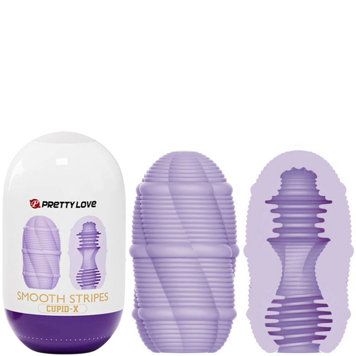 Ovo Masturbador Face Dupla Prettylove Stripes