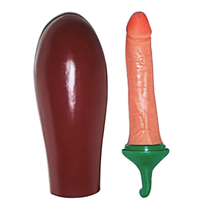 Pénis Formato Berinjela Diablo Picante