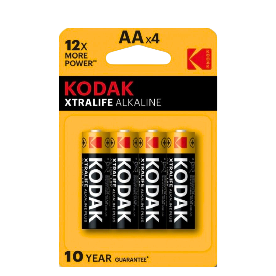 Pilhas Kodak Alcalinas AA 4 Un