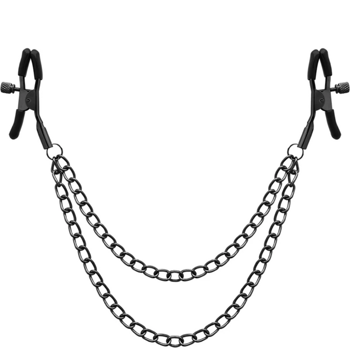 Pinças Mamilos Corrente Dupla Begme Red Edition