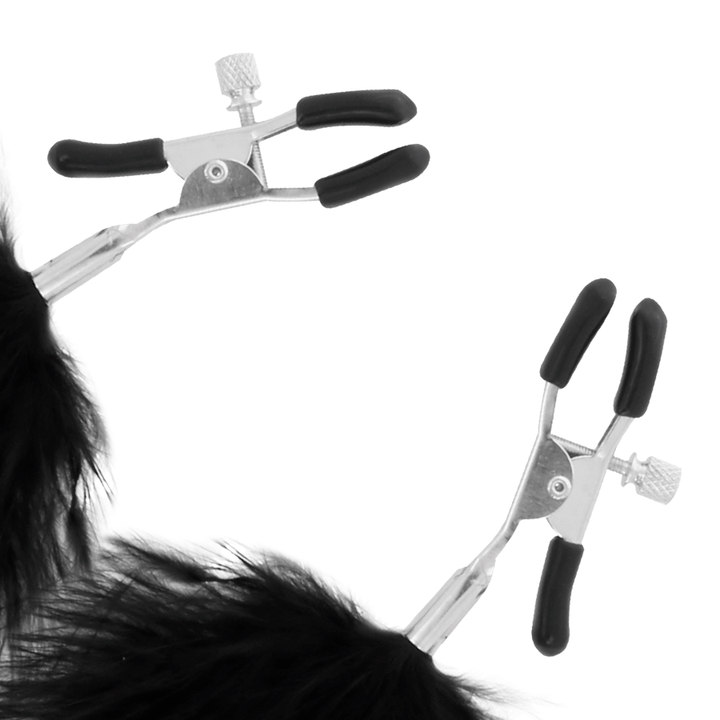 Pinças Mamilos Pluma Darkness