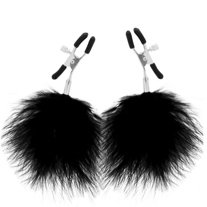 Pinças Mamilos Pluma Darkness