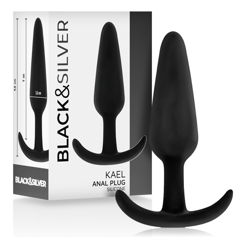 Plug Anal Black&Silver Kael