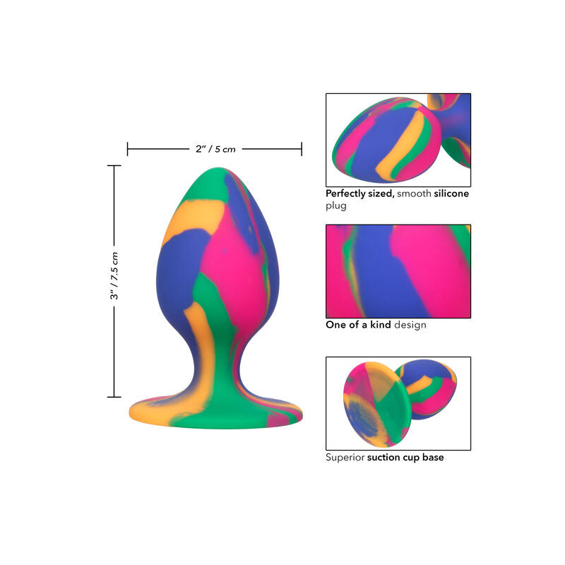 Plug Anal Calex Tie-Dye M