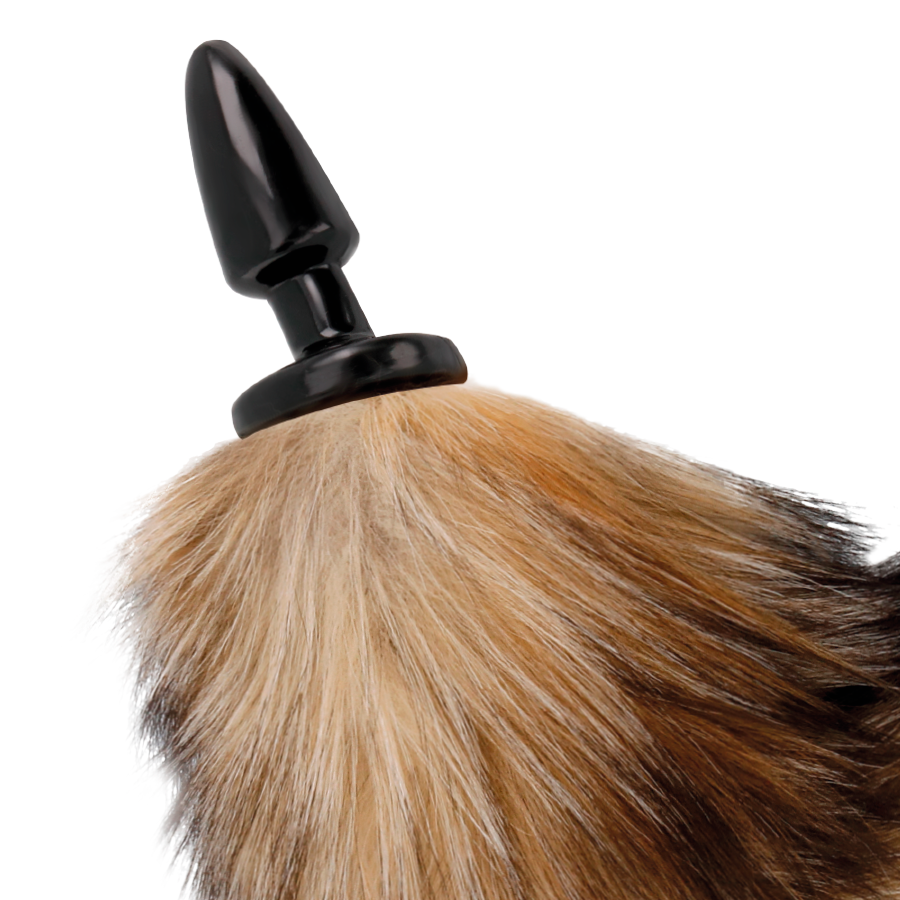 Plug Anal Fantasia Cauda Rapoza Darkness Castanho