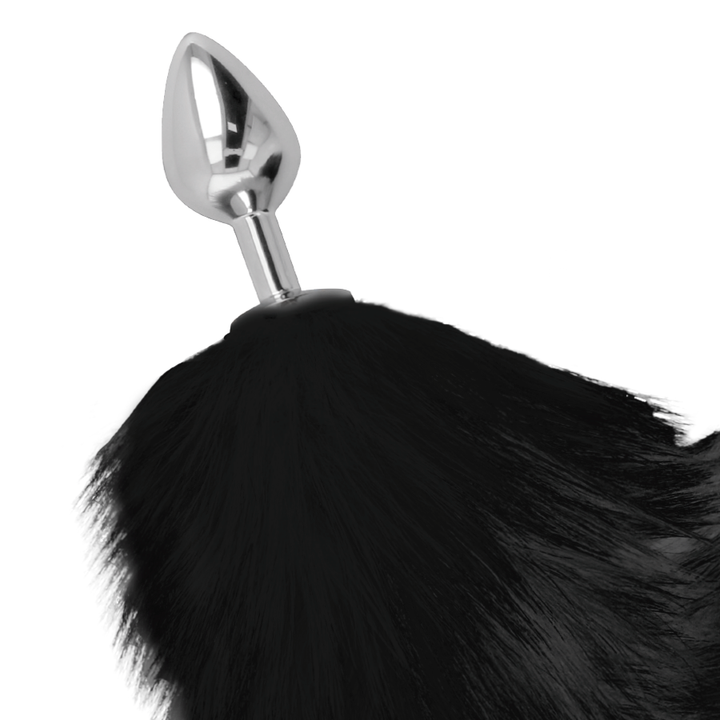 Plug Anal Fantasia Cauda Rapoza Darkness Preto