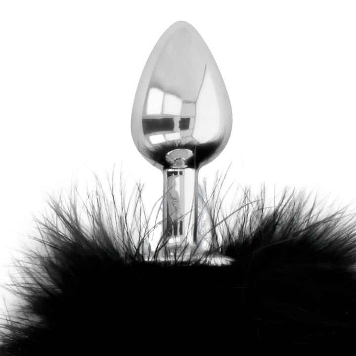 Plug Anal Fantasia Pompom Darkness Preto