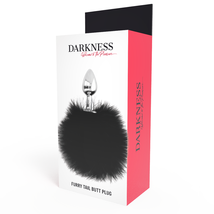 Plug Anal Fantasia Pompom Darkness Preto