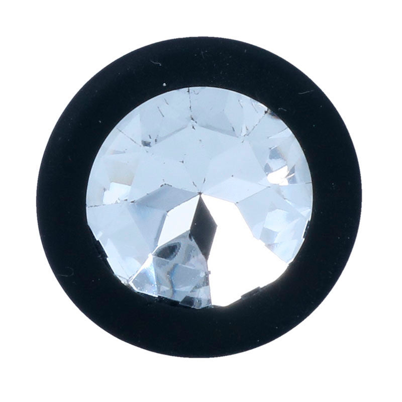 Plug Anal Jóia Silicone Intense Preto S