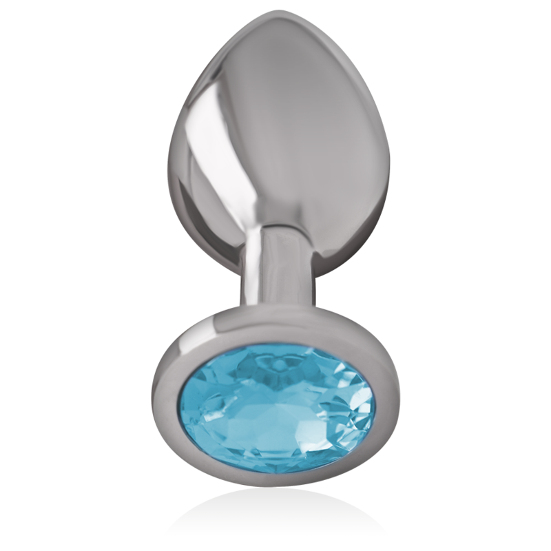 Plug Anal Metal Jóia Intense Azul M