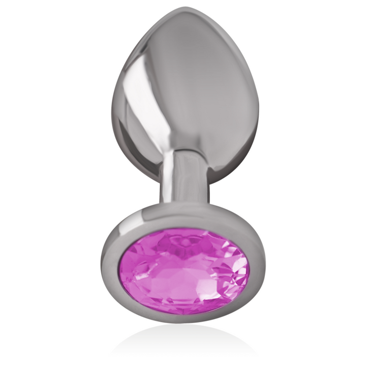 Plug Anal Metal Jóia Intense Rosa L