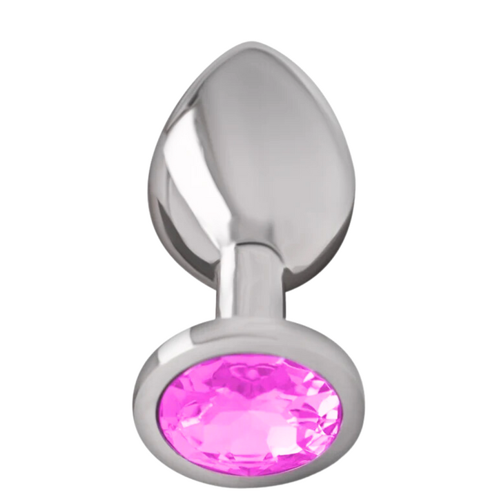 Plug Anal Metal Jóia Intense Rosa M