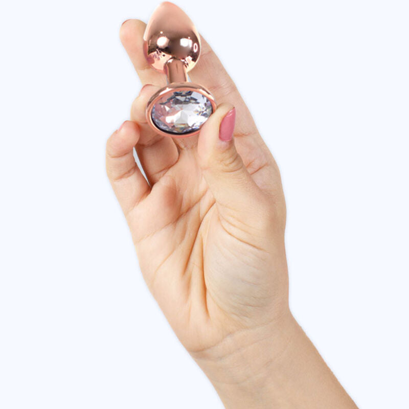 Plug Anal Metal Jóia SecretPlay Rose Gold S