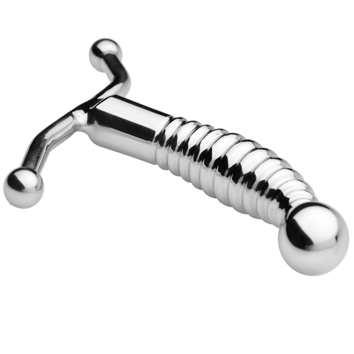 Plug Anal Metal Hard Ribbed G-Spot