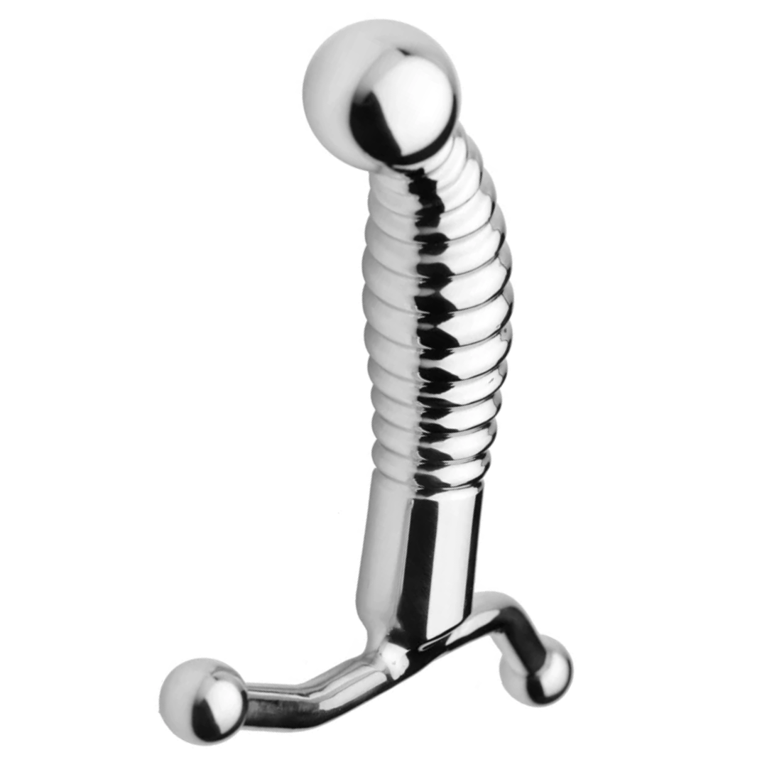 Plug Anal Metal Hard Ribbed G-Spot