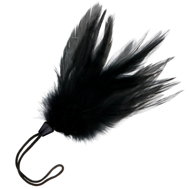 Pluma Darkness Preto 17cm