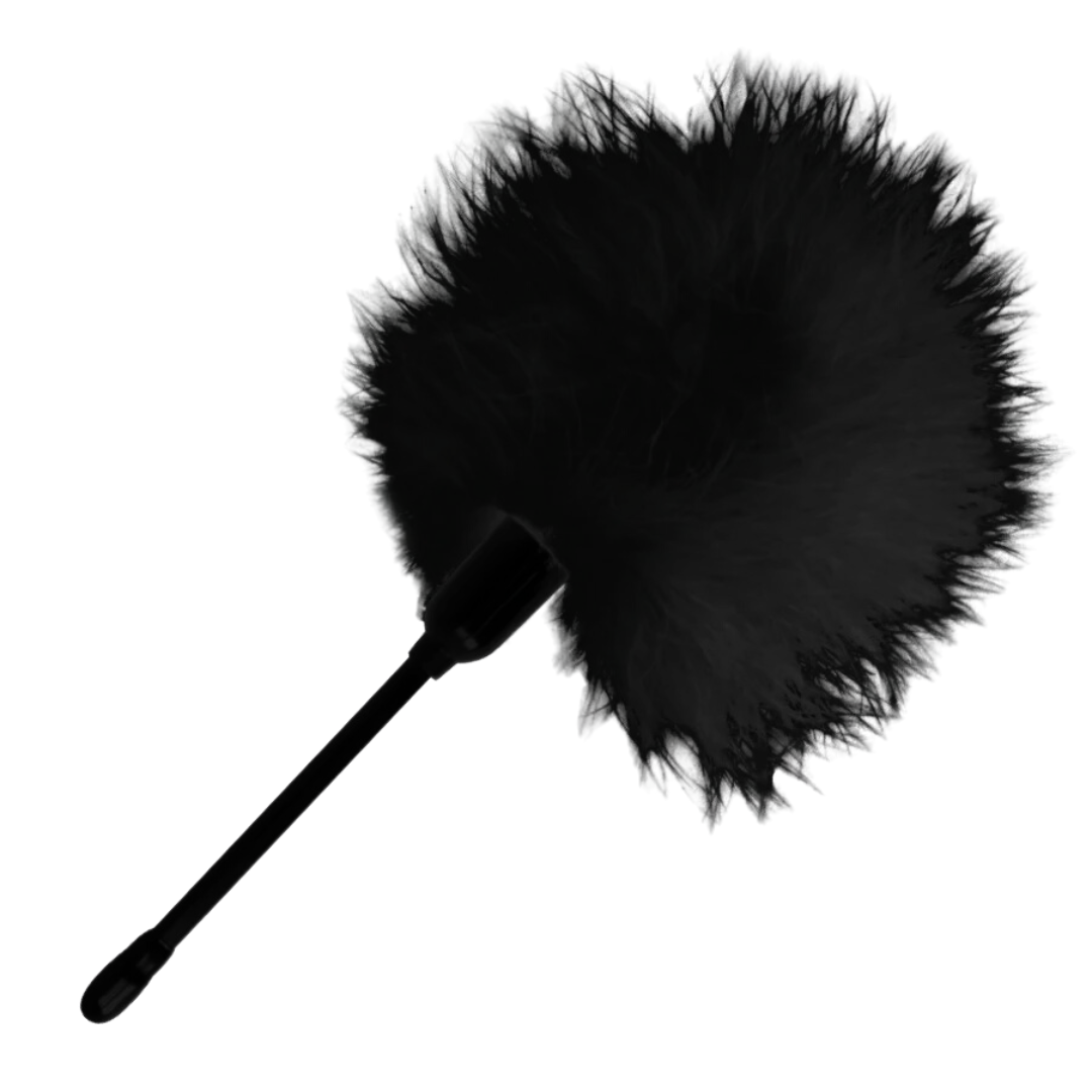 Pluma Darkness Preto 20cm