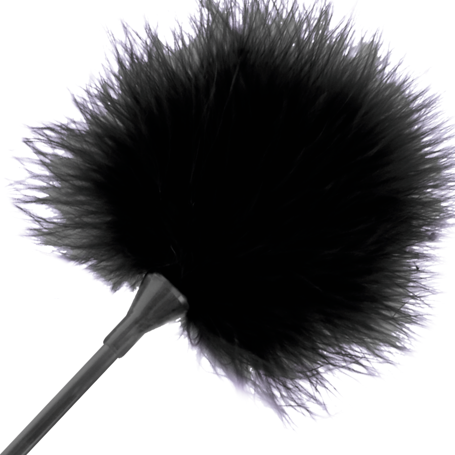 Pluma Darkness Preto 42cm
