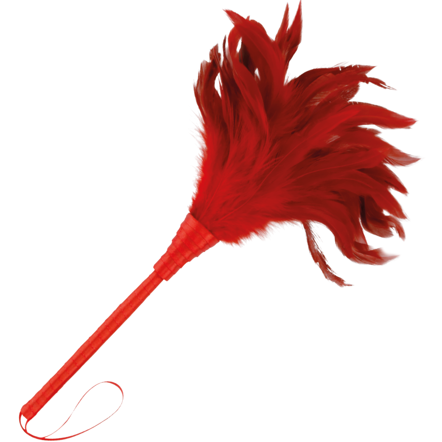 Pluma Darkness Vermelho 24cm