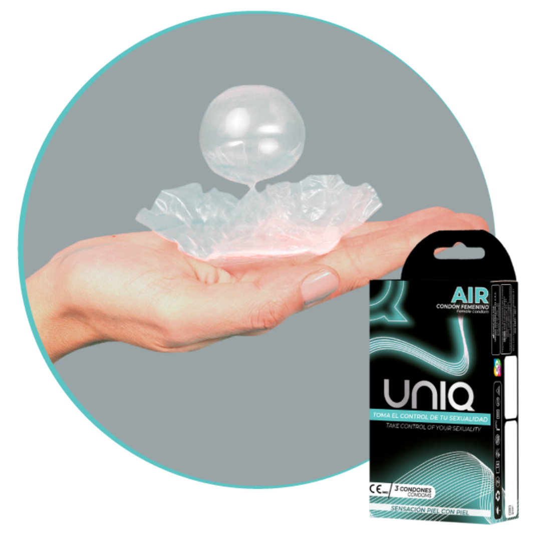 Preservativos Femininos Sem Látex Uniq Air 3 Un
