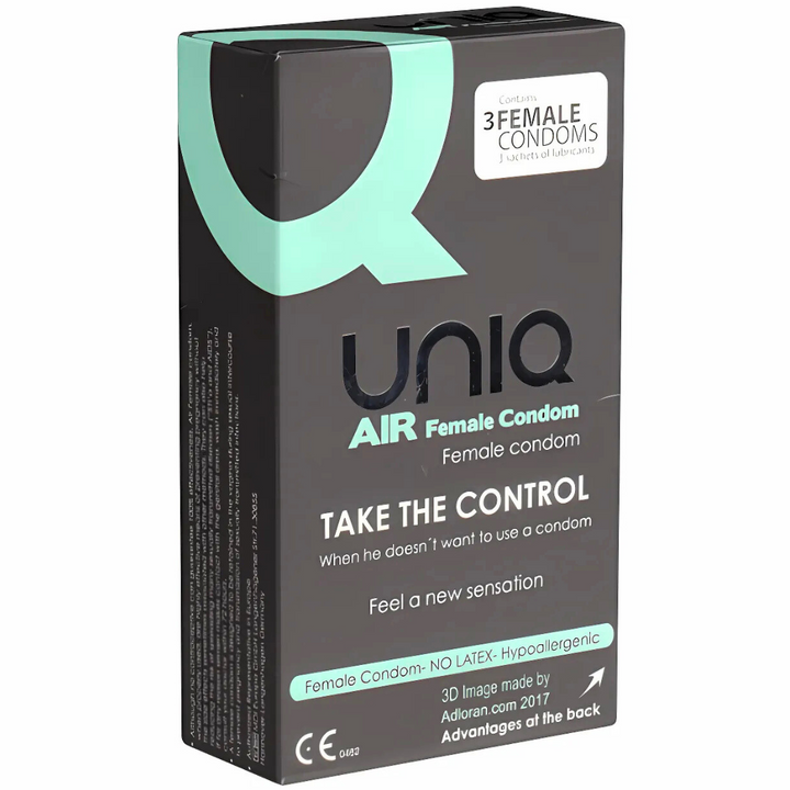 Preservativos Femininos Sem Látex Uniq Air 3 Un