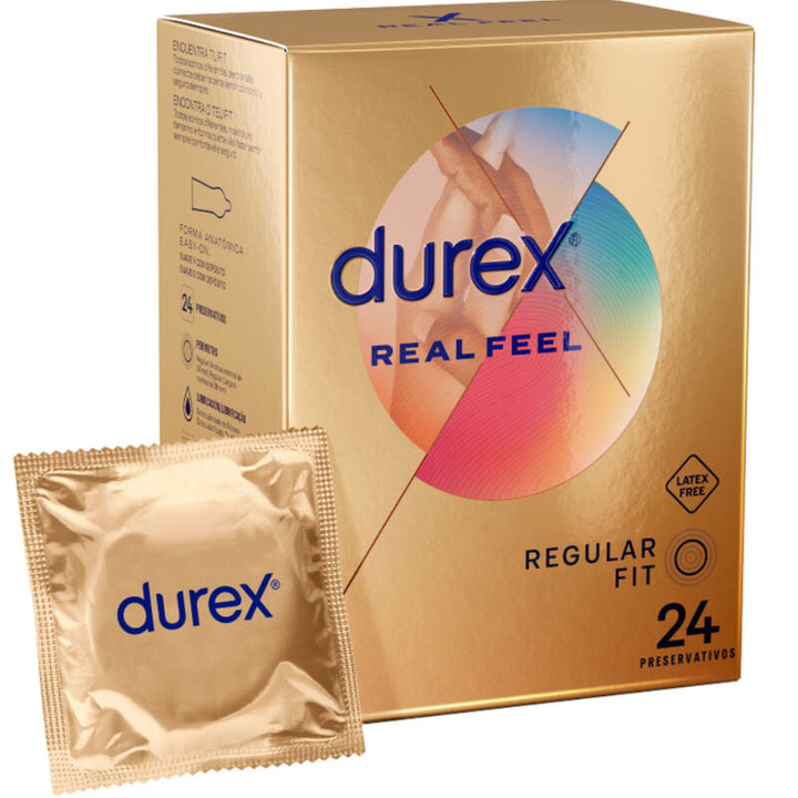 Preservativos Sem Látex Real Feel Durex 24 Un