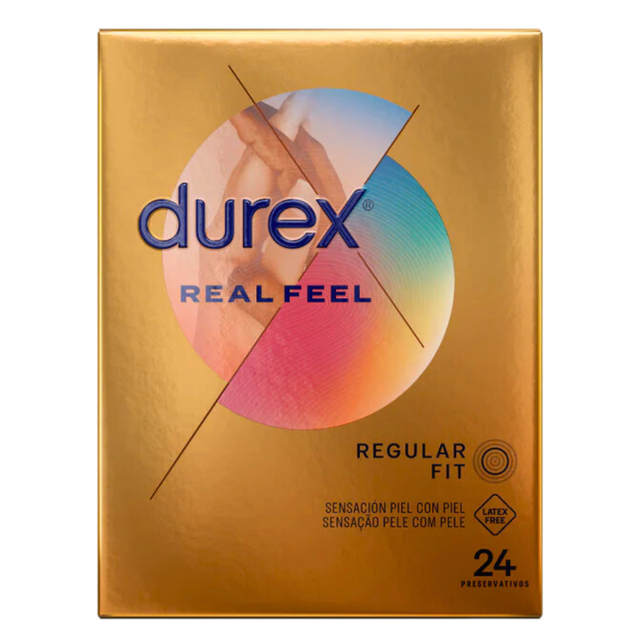 Preservativos Sem Látex Real Feel Durex 24 Un