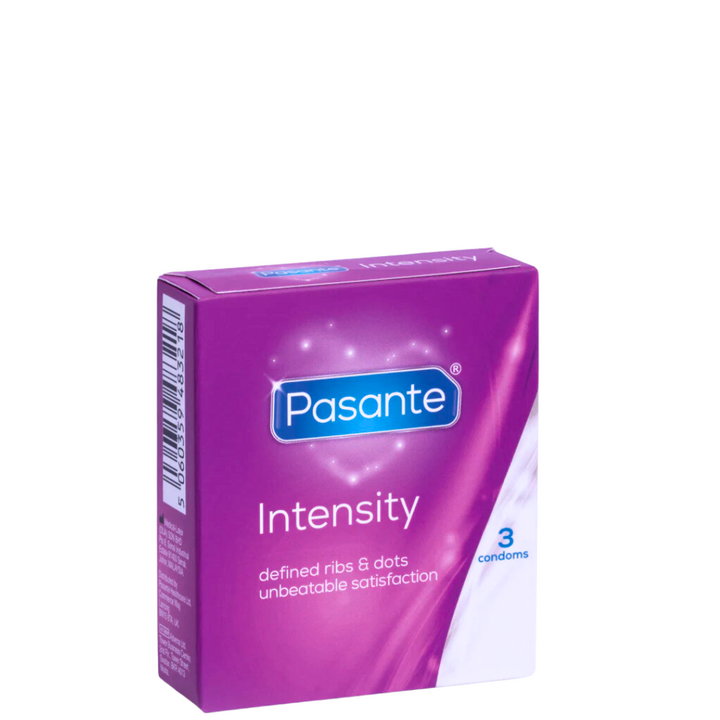 Preservativos Textura Pontilhados e Listrados Pasante 3 Un