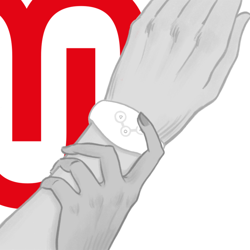 Relógio Controlo Remoto Watchme Wireless Branco