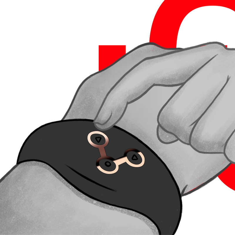 Relógio Controlo Remoto Watchme Wireless Preto